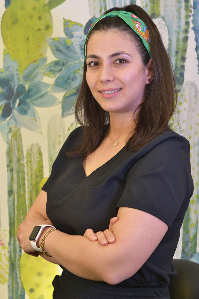 Nazanin, dental assistant at Apollonia Dental, pursuing a future in dentistry and supporting metal-free, holistic care
